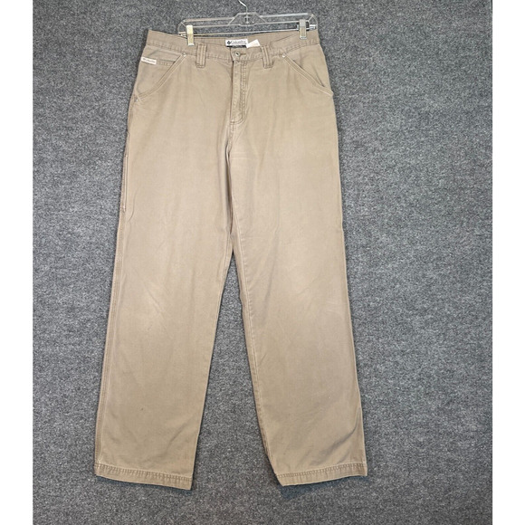Columbia Other - Columbia Pants‎ Mens 36 Beige Chino Cargo Carpenter Utility Chino Pants Outdoors